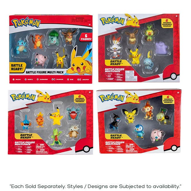 POKEMON BATTLE FIGURE MULTI 6PACK ASST-PKW2469