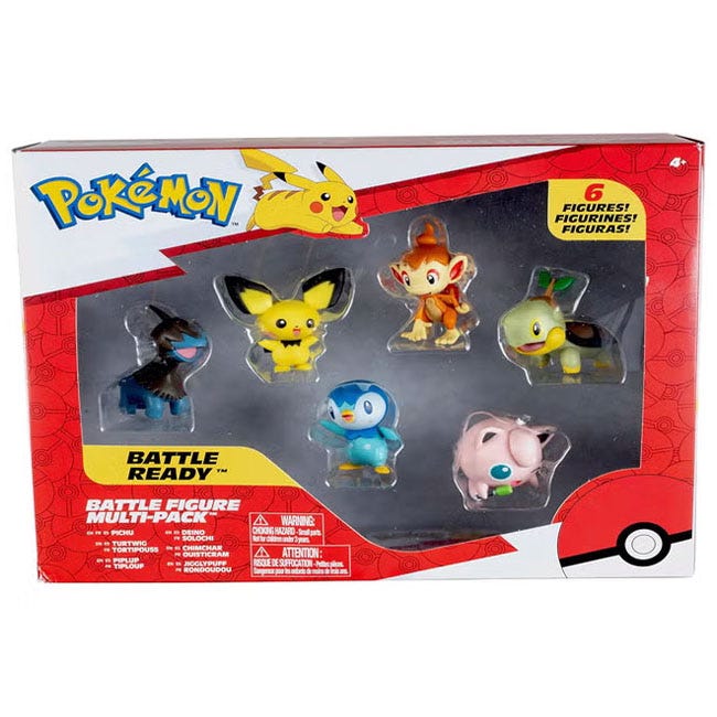 POKEMON BATTLE FIGURE MULTI 6PACK ASST-PKW2469
