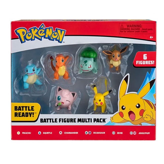 POKEMON BATTLE FIGURE MULTI 6PACK ASST-PKW2469