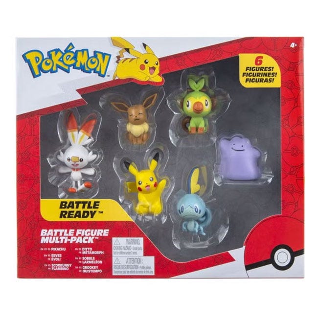 POKEMON BATTLE FIGURE MULTI 6PACK ASST-PKW2469