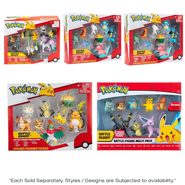 POKEMON BATTLE FIGURE MULTIPACK (8-PACK)-PKW2542