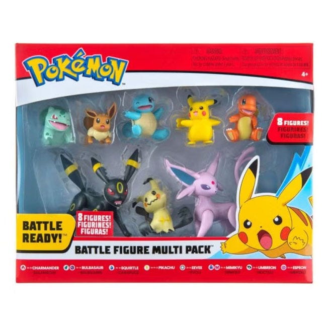 POKEMON BATTLE FIGURE MULTIPACK (8-PACK)-PKW2542
