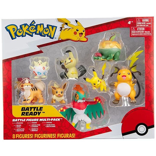 POKEMON BATTLE FIGURE MULTIPACK (8-PACK)-PKW2542