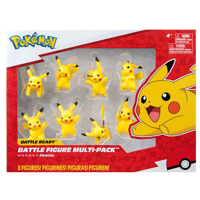 POKEMON BATTLE FIGURE 8 PACK - 2IN ASSORTED FIGURES
