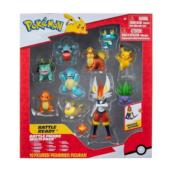 POKEMON BATTLE FIGURE MULTIPACK 10-PACK