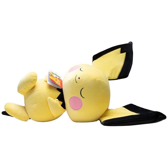 POKEMON SLEEPING PLUSH PICHU 18-INCH
