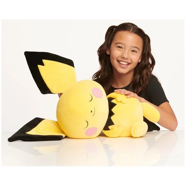 POKEMON SLEEPING PLUSH PICHU 18-INCH