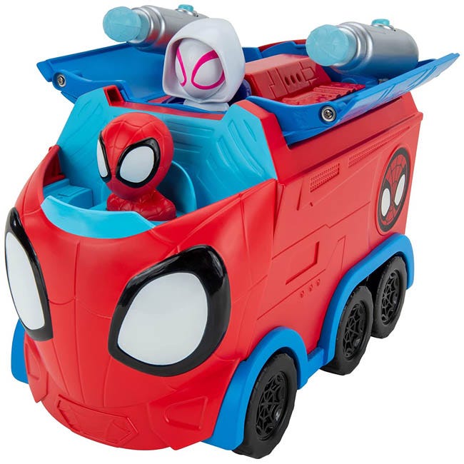 SPIDEY N FRIENDS WEB SPINNING HAULER TRANSFORMING VEHICLE