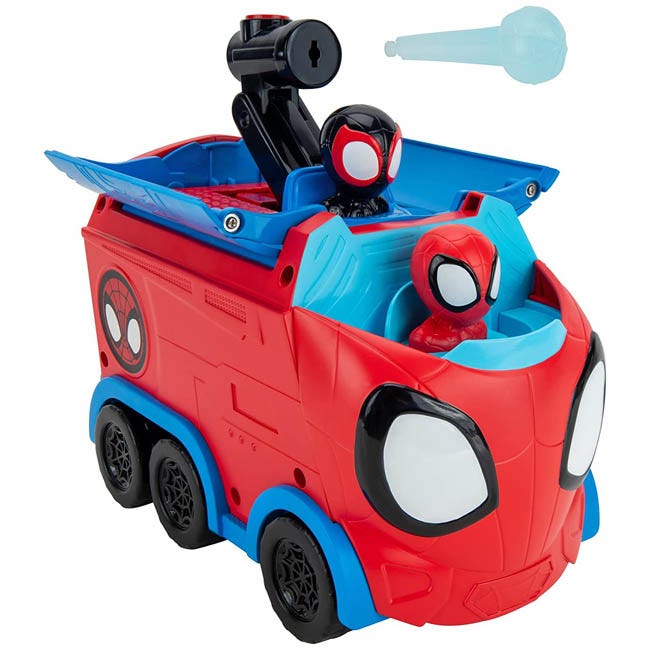 SPIDEY N FRIENDS WEB SPINNING HAULER TRANSFORMING VEHICLE