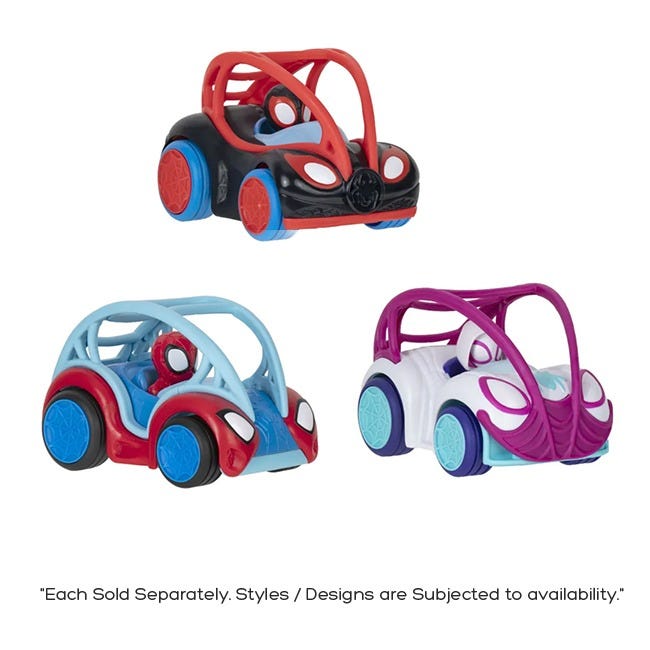 SPIDEY N FRIENDS VEHICLE POWER ROLLERS