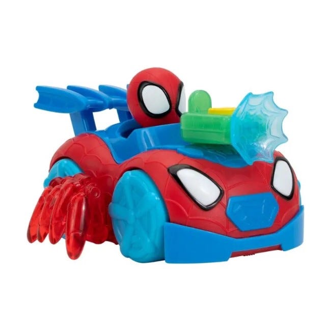 SPIDEY N FRIENDS CHARGE N GO WEB CRAWLER PLAYSET