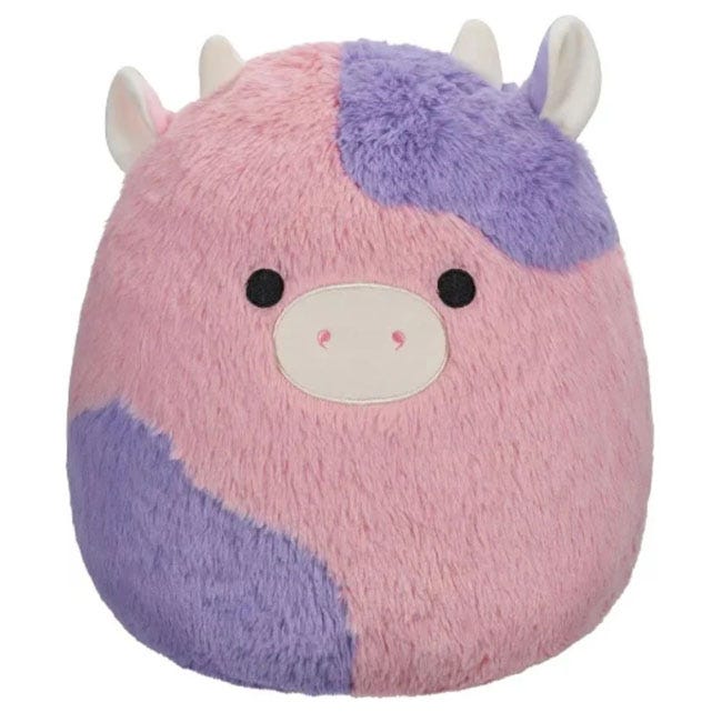 SQUISHMALLOWS 12-INCH FUZZ-A-MALLOWS PATTY SQUISHY PLUSH TOY