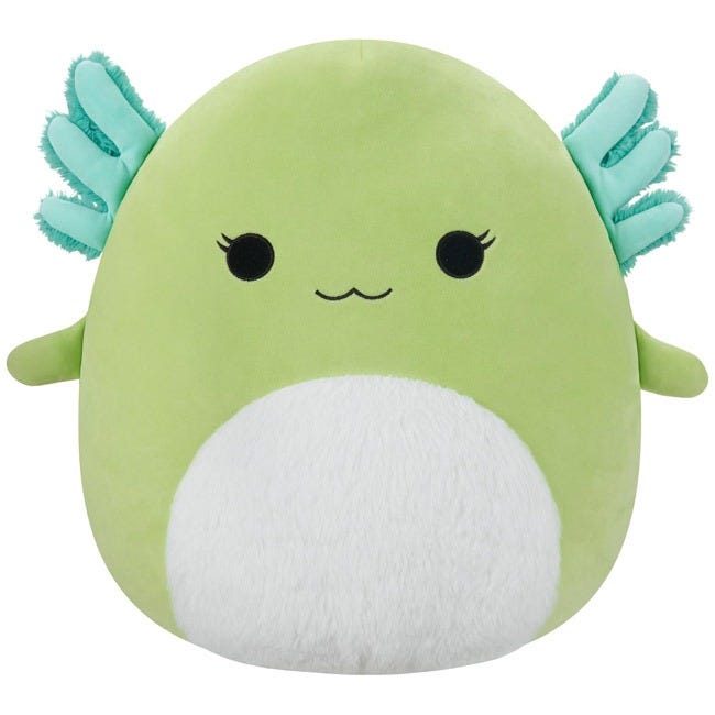 SQUISHMALLOWS 16-INCH MIPSY GREEN AXOLOTL LARGE PLUSHTOY