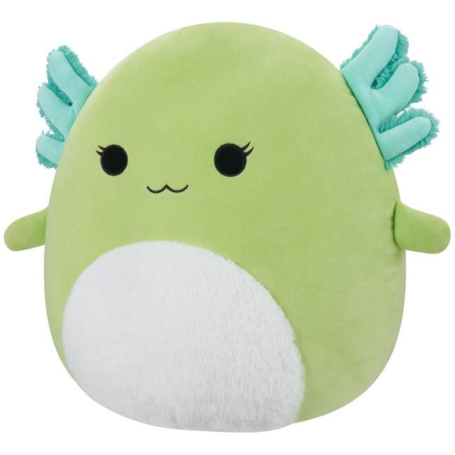 SQUISHMALLOWS 16-INCH MIPSY GREEN AXOLOTL LARGE PLUSHTOY