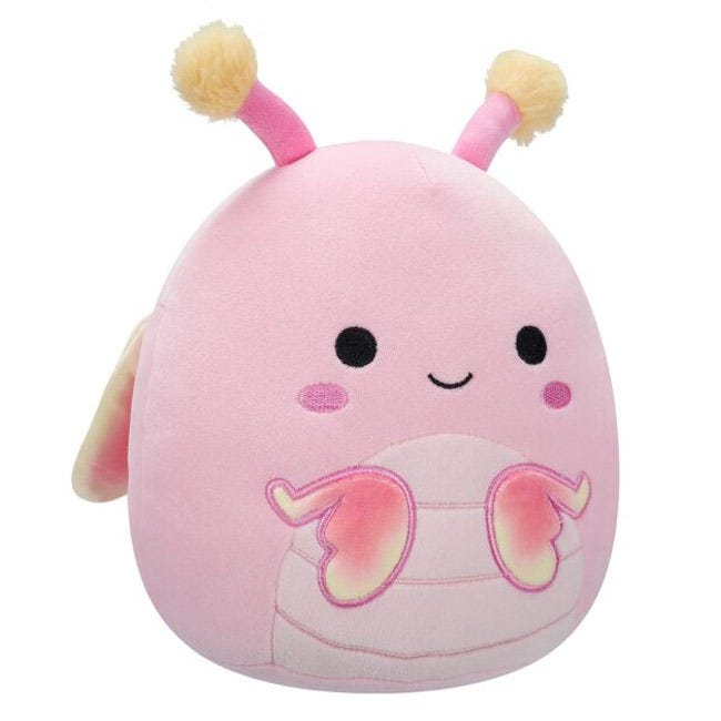 SQUISHMALLOWS 7.5-INCH GUINEVERE PINK ORCHID MANTIS PLUSH