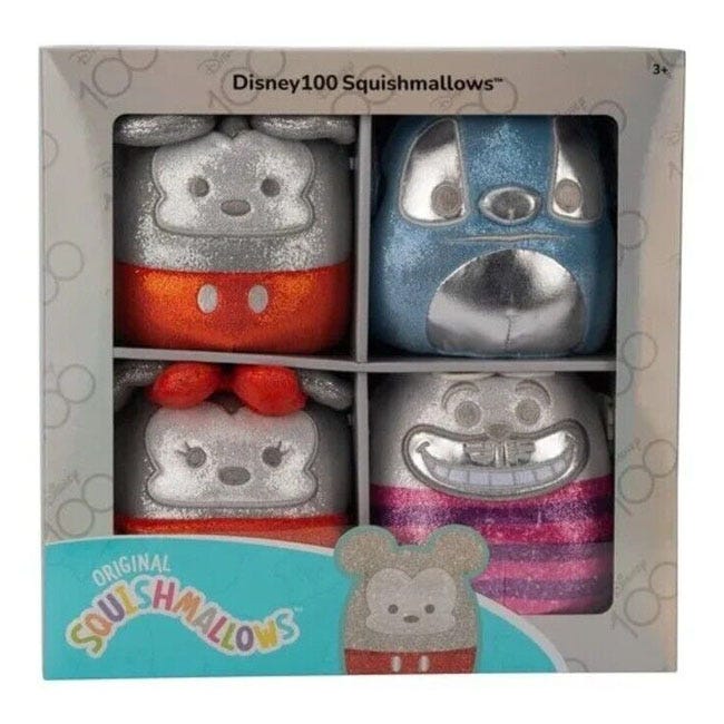 SQUISHMALLOWS 5-INCH DISNEY 100 5-PACK PLUSH