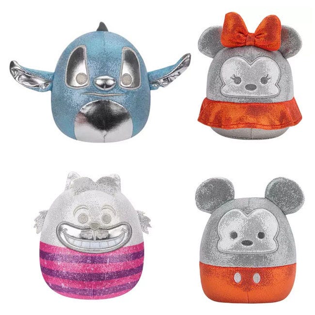 SQUISHMALLOWS 5-INCH DISNEY 100 5-PACK PLUSH