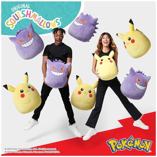 SQUISHMALLOWS 14-INCH POKEMON PIKACHU PLUSH