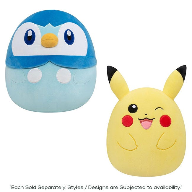 SQUISHMALLOWS 10-INCH POKEMON PLUSH ASSORTED