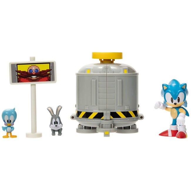 SONIC HEDGEHOG CLASSIC LEVEL CLEAR 2.5-INCH DIORAMA PLAYSET