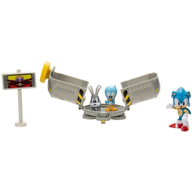 SONIC HEDGEHOG CLASSIC LEVEL CLEAR 2.5-INCH DIORAMA PLAYSET