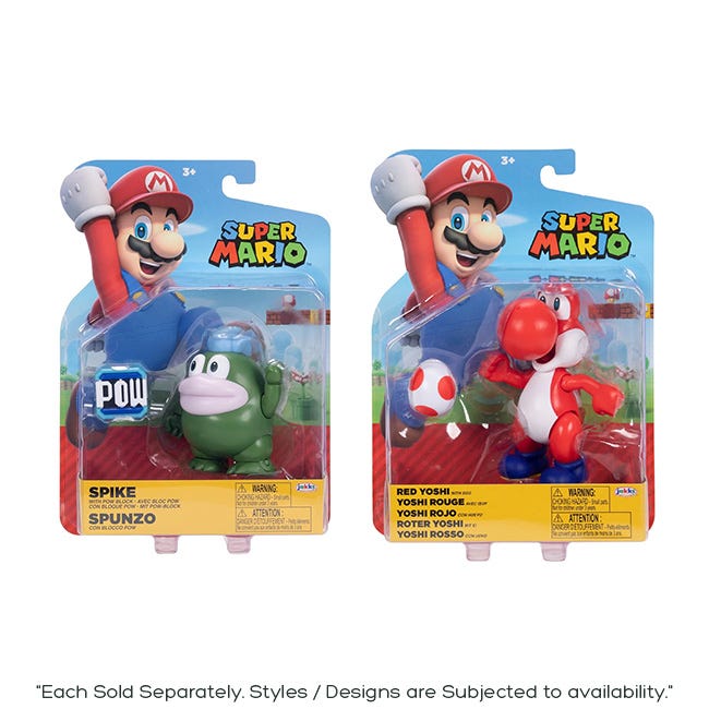 SUPER MARIO 4INCH FIGURE WAVE 37 ASSORTED