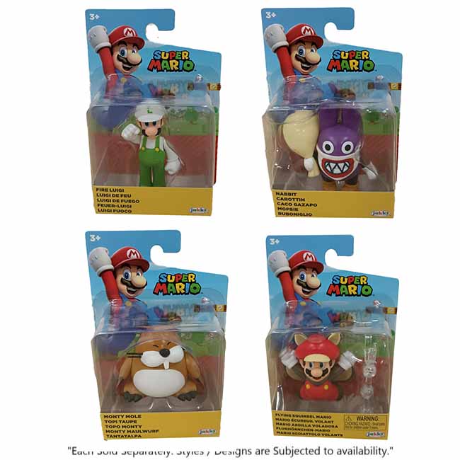 SUPER MARIO NINTENDO 2.5 FIGURE WAVE 48 ASSORTED