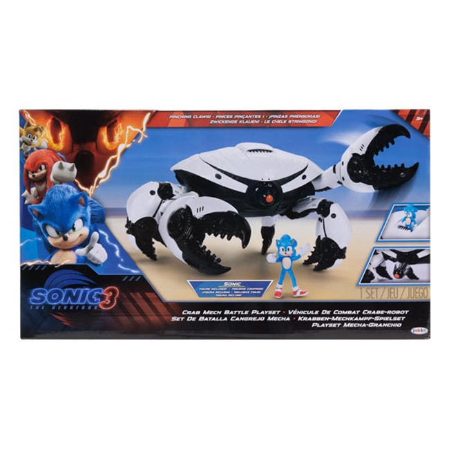SONIC 3 MOVIE 2.5IN CRAB MECH BATTLE PLAYSET