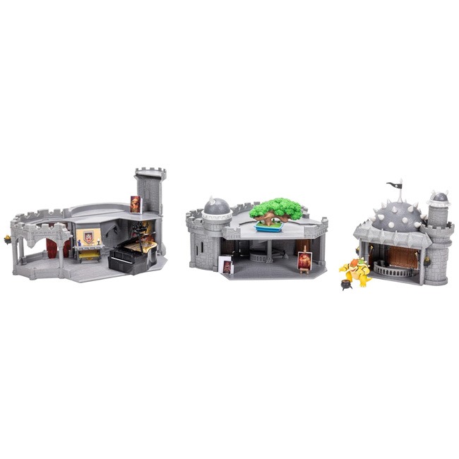 SUPER MARIO GALAXY MOVIE BOWSER CASTLE PLAYSET