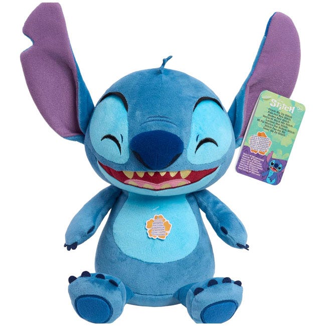 DISNEY STITCH 11-INCH CRACK ME UP FEATURE PLUSH