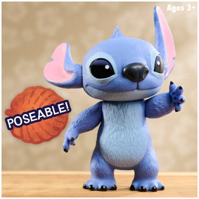 DISNEY STICH LIVE ACTION LARGE LIFE VINYL FIGURE