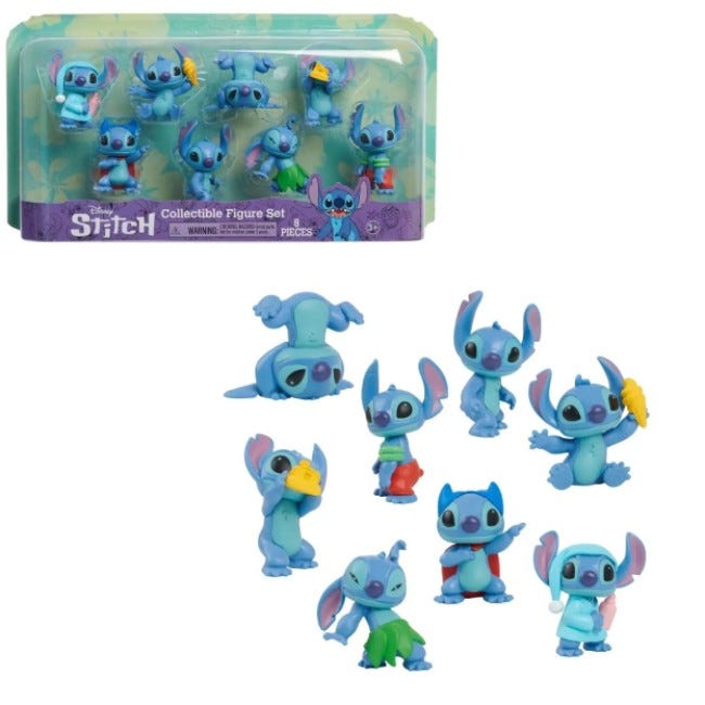 DISNEY STITCH COLLECTABLE FIGURES SET
