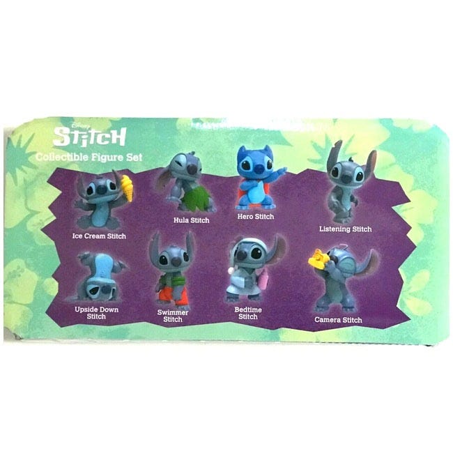 DISNEY STITCH COLLECTABLE FIGURES SET