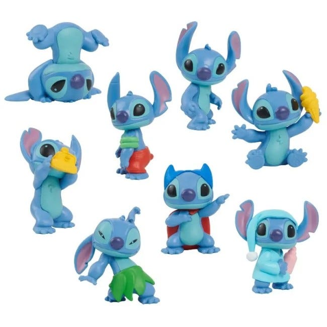DISNEY STITCH COLLECTABLE FIGURES SET