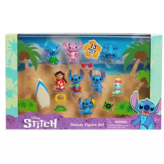 DISNEY STITCH COLLECTOR FIGURES SET WITH LILO