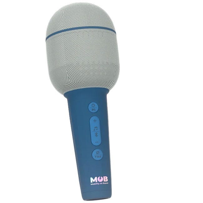 MOB MICRO GROOVY MICROPHONE SPEAKER BLUE