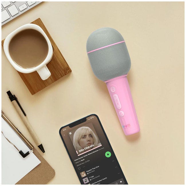 MOB MICRO GROOVY MICROPHONE SPEAKER MARSHMALLOW