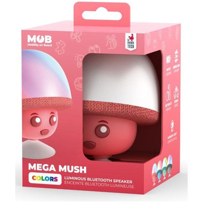 MOB MEGA MUSHROOM SPEAKER RED