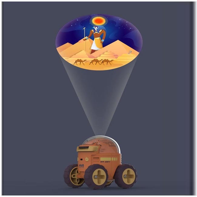 MOB NEW SPACE ROVER STORY PROJECTOR -  HISTORY
