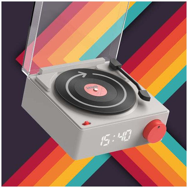 MOB VS-80 SPEAKER N CLOCK GREY