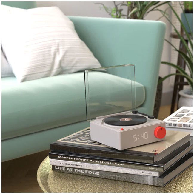 MOB VS-80 SPEAKER N CLOCK GREY