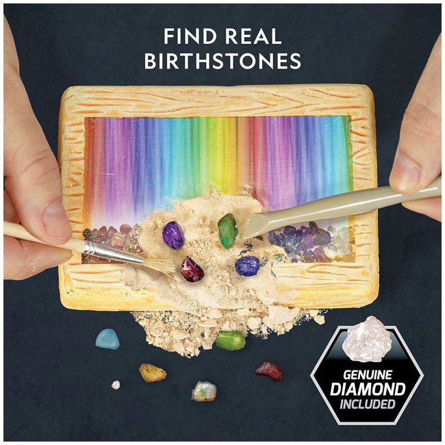 NATIONAL GEOGRAPHIC BIRTHSTONE DIG KIT