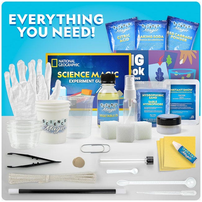 NATIONAL GEOGRAPHIC MEGA SCIENCE SERIES SCIENCE MAGIC KIT