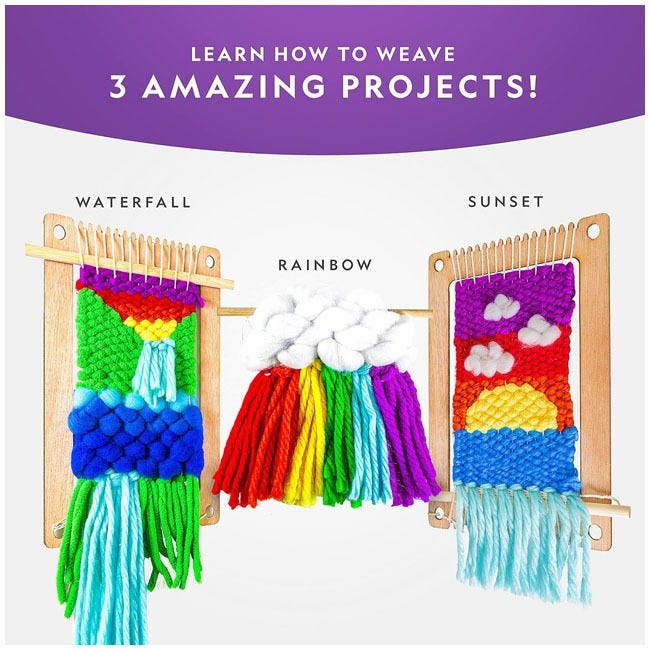 NATIONAL GEOGRAPHIC WEAVING LOOM CRAFT KIT