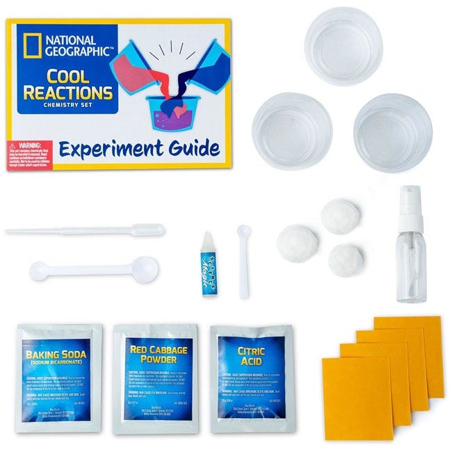 NATIONAL GEOGRAPHIC COOL REACTIONS CHEMISTRY KIT