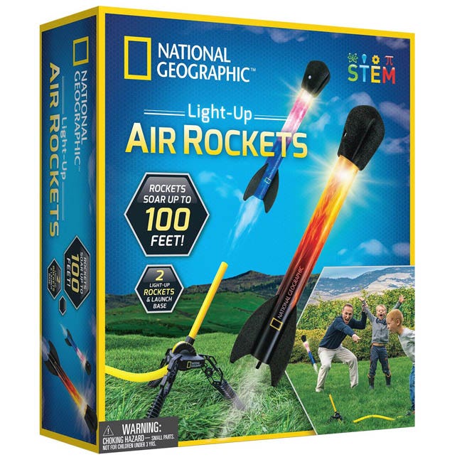 NATIONAL GEOGRAPHIC LIGHT-UP AIR ROCKETS