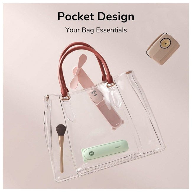 JISULIFE HANDHELD FAN LIFE8 PLUS - MINT GREEN