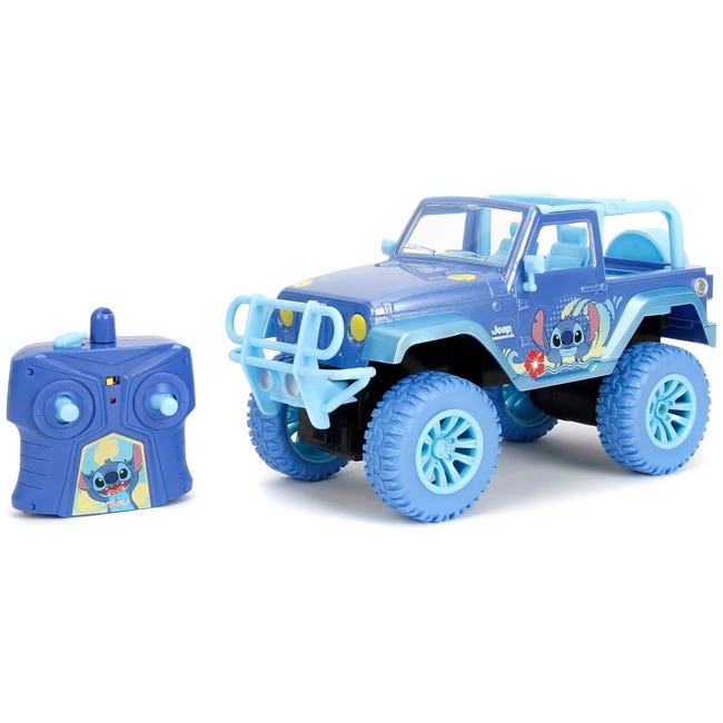 JADA TOYS DISNEY STITCH REMOTE CONTROL JEEP WRANGLER CAR