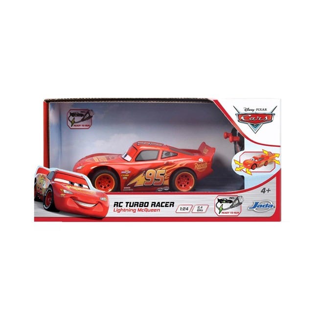 JADA 1:24 DISNEY CARS TURBO LIGHTNING MCQUEEN RC