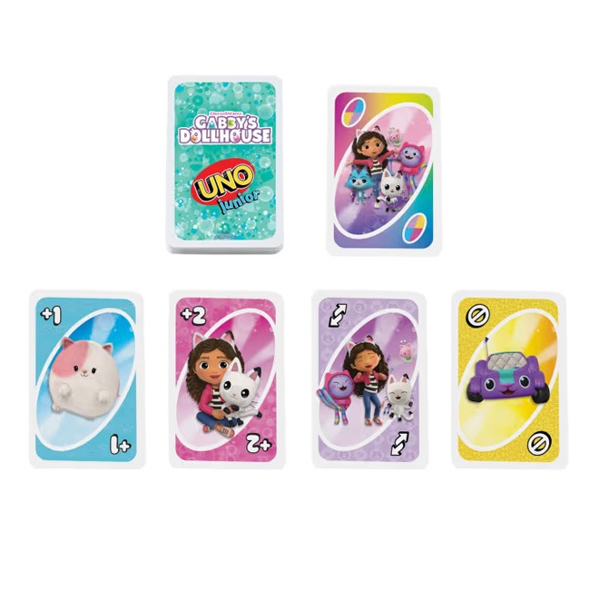 MATTEL UNO - JUNIOR GABBY'S DOLLHOUSE CARD GAME